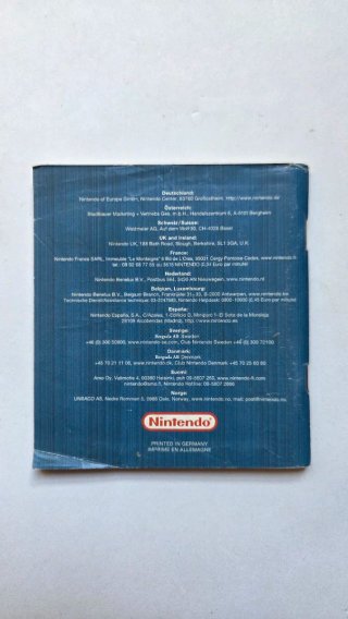 Manual Zelda Oracle of Ages Game Boy Color