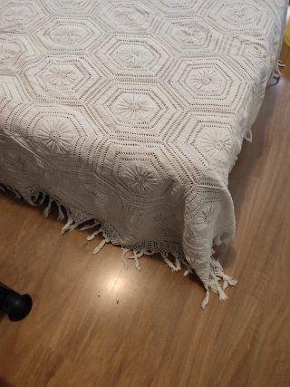 Colcha crochet algodón 238x194
