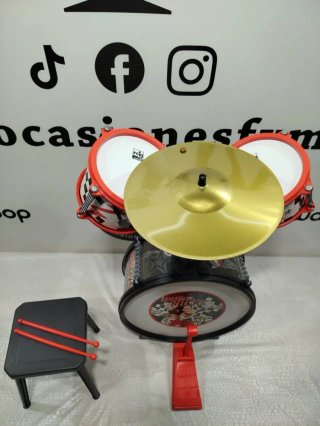 LOTE MUSICAL BATERÍA MICKEY Y PIANO GIGANTIC