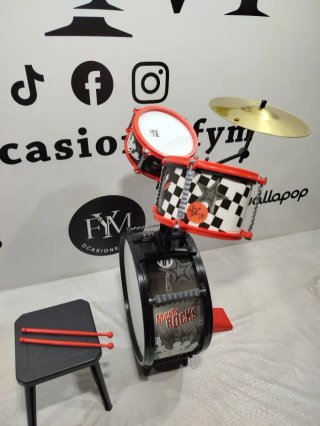 LOTE MUSICAL BATERÍA MICKEY Y PIANO GIGANTIC