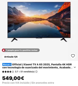 Xiaomi TV A Pro 65 4K HDR