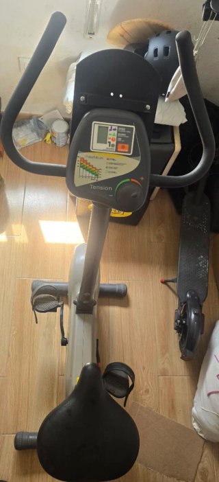 Bicicleta Estática Gris