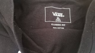 Camiseta Vans manga larga negra