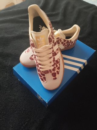 Adidas Samba Beige Multicolor Animal Print