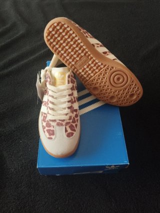 Adidas Samba Beige Multicolor Animal Print