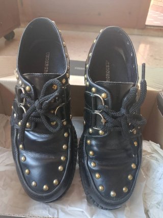 Creepers Plataforma Negro y Dorado