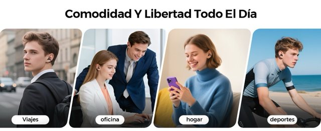 Auriculares Inalámbricos Negros