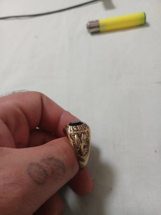 Anillo Acero Inoxidable Dorado