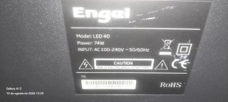 TV Engel Negra para reparar