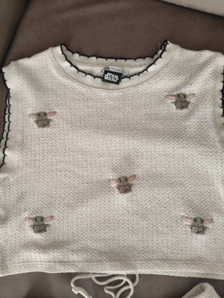 Conjunto Zara Star Wars Bebé Yoda Crochet