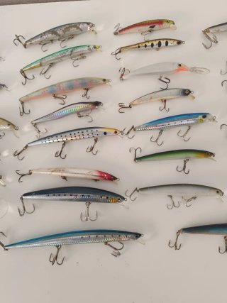 Lote señuelos pesca variados