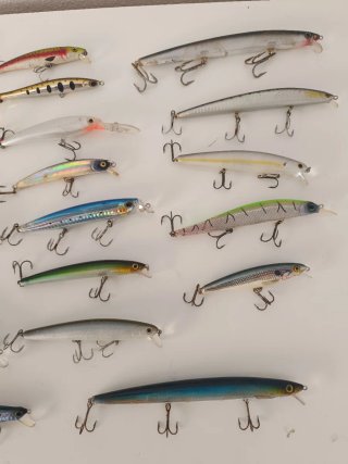 Lote señuelos pesca variados