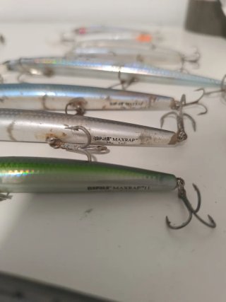 Lote señuelos pesca variados