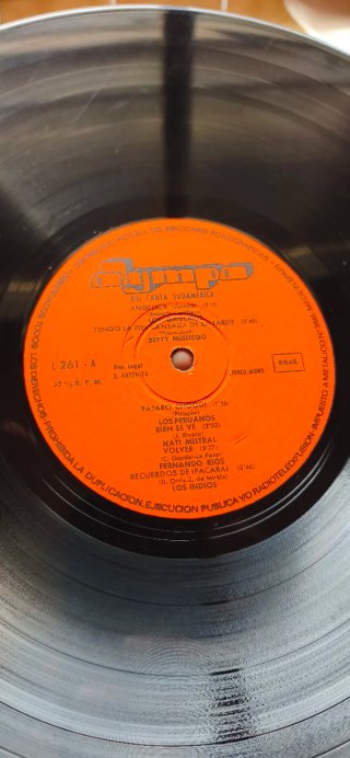 Vinilo Asi Canta Sudamerica (varios autores)