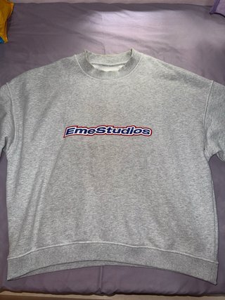 Sudadera Eme Studios Gris Talla S