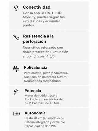 Bicicleta Eléctrica Rockrider E- Activ 100