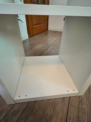 Estantería Kallax 2 huecos blanca