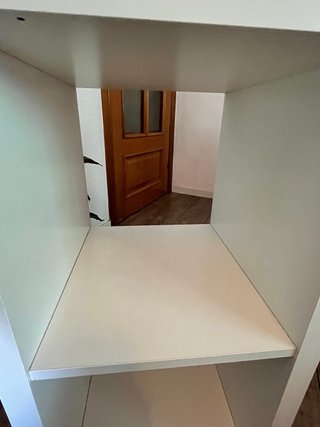 Estantería Kallax 2 huecos blanca