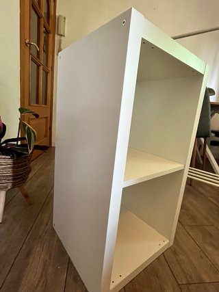 Estantería Kallax 2 huecos blanca