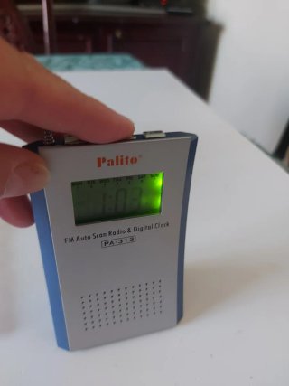 Radio Palito PA-313 FM Portatile Sveglia