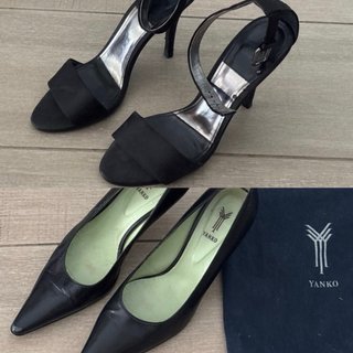 Lote de 2 Zapatos Zara y Yanko Mujer Negros