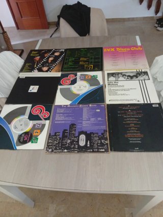 Lote 9 Vinilos LP Dance Mix