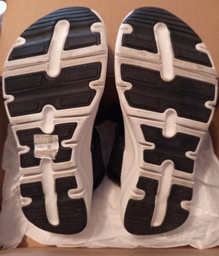Sandalias Skechers Mujer Negro/Blanco