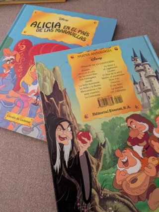 2 libros Disney