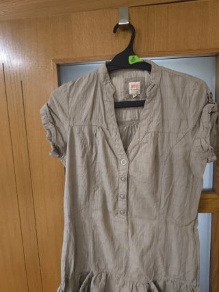 Vestido Bershka Beige Talla L