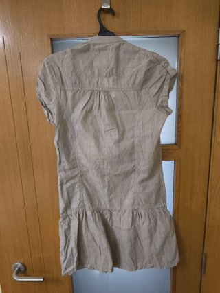 Vestido Bershka Beige Talla L