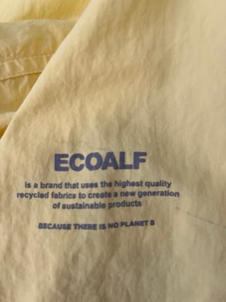 Chubasquero Ecoalf Amarillo Mujer