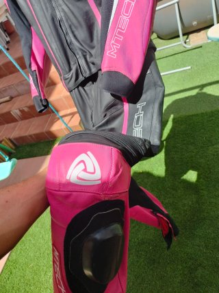 Mono Moto Mujer Mtech Negro/Rosa