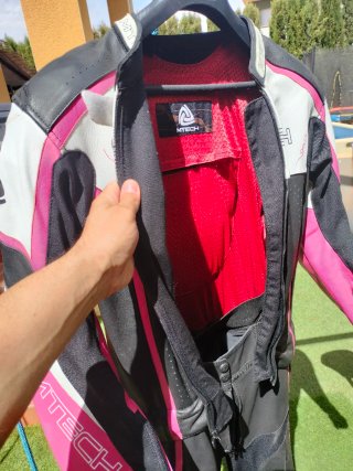Mono Moto Mujer Mtech Negro/Rosa