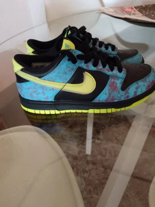 Zapatillas Nike Dunk Azul y Amarillo