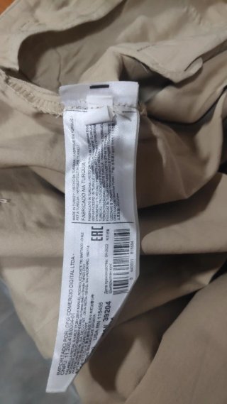 Pantalón ancho beige