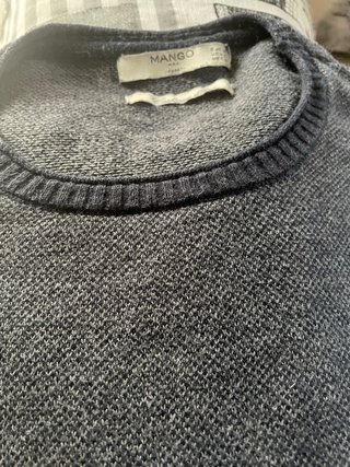 Maglione uomo Mango grigio taglia M