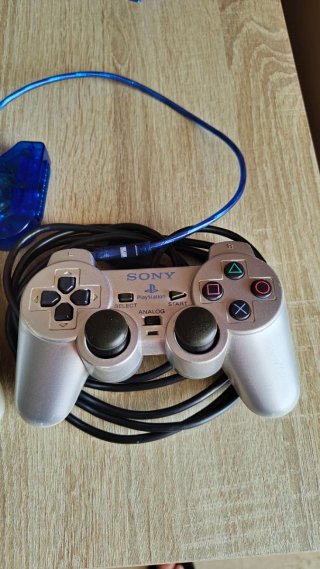 2 Mandos Dualshock PS2 + adaptador usb para pc