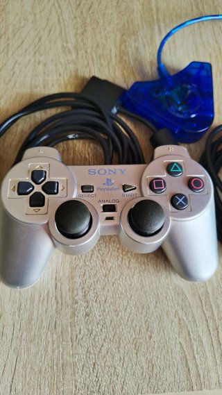 2 Mandos Dualshock PS2 + adaptador usb para pc