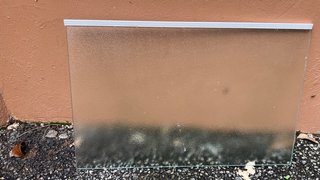 Balda cristal nevera transparente