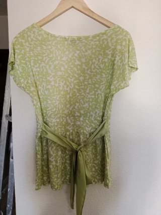 Express Blusa Verde Talla M Lazos
