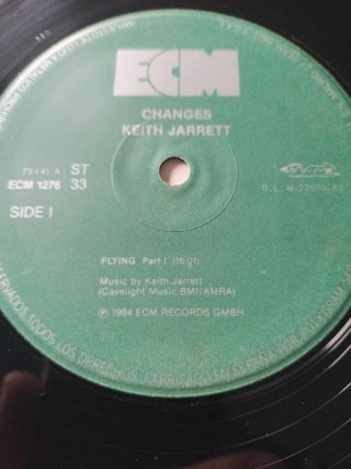 LP Keith Jarrett Peacock DeJohnette Changes