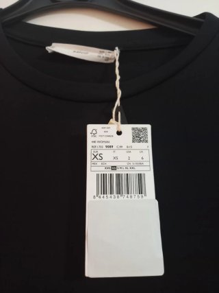 Vestito Mango nero con nodo