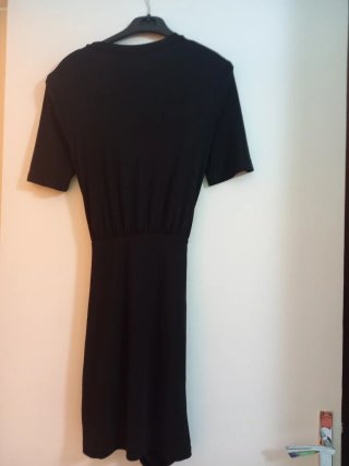 Vestito Mango nero con nodo