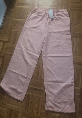 Pantalón ancho rosa mujer XXL