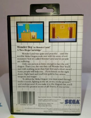 Wonder Boy in Monster Land SEGA Master System
