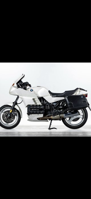 BMW K100RS Blanca, perfecta.