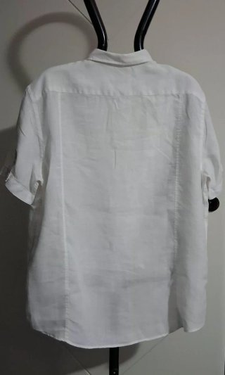 Camicia uomo ON SPIRIT mezza manica lino