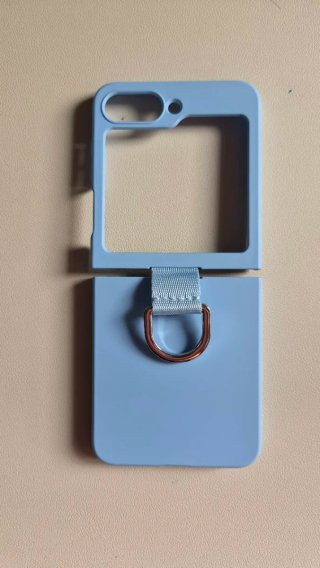 Funda JETech Z Flip 6 Azul con Anilla