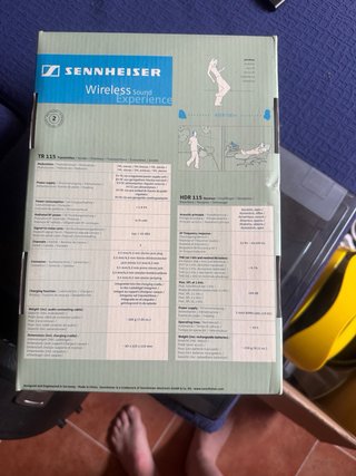 Sennheiser RS 115 Auriculares Inalámbricos + Base