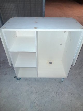 Carrito artesanal de madera